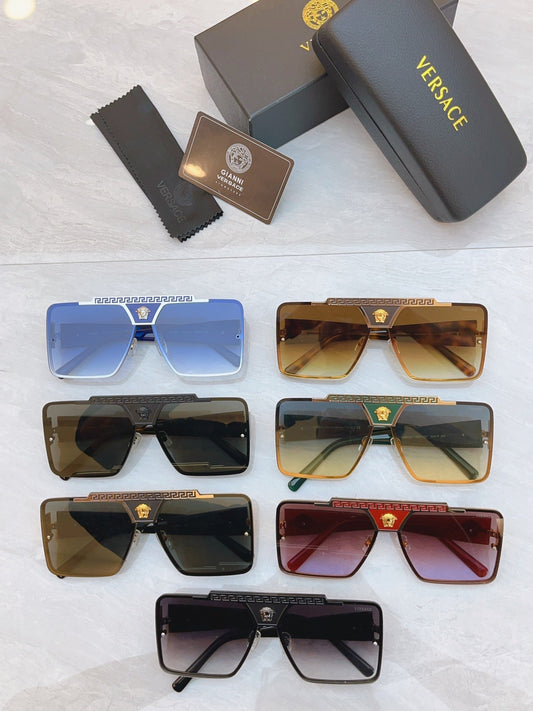 High end large box design sunglasses