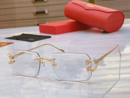 High end diamond inlaid elegant sunglasses