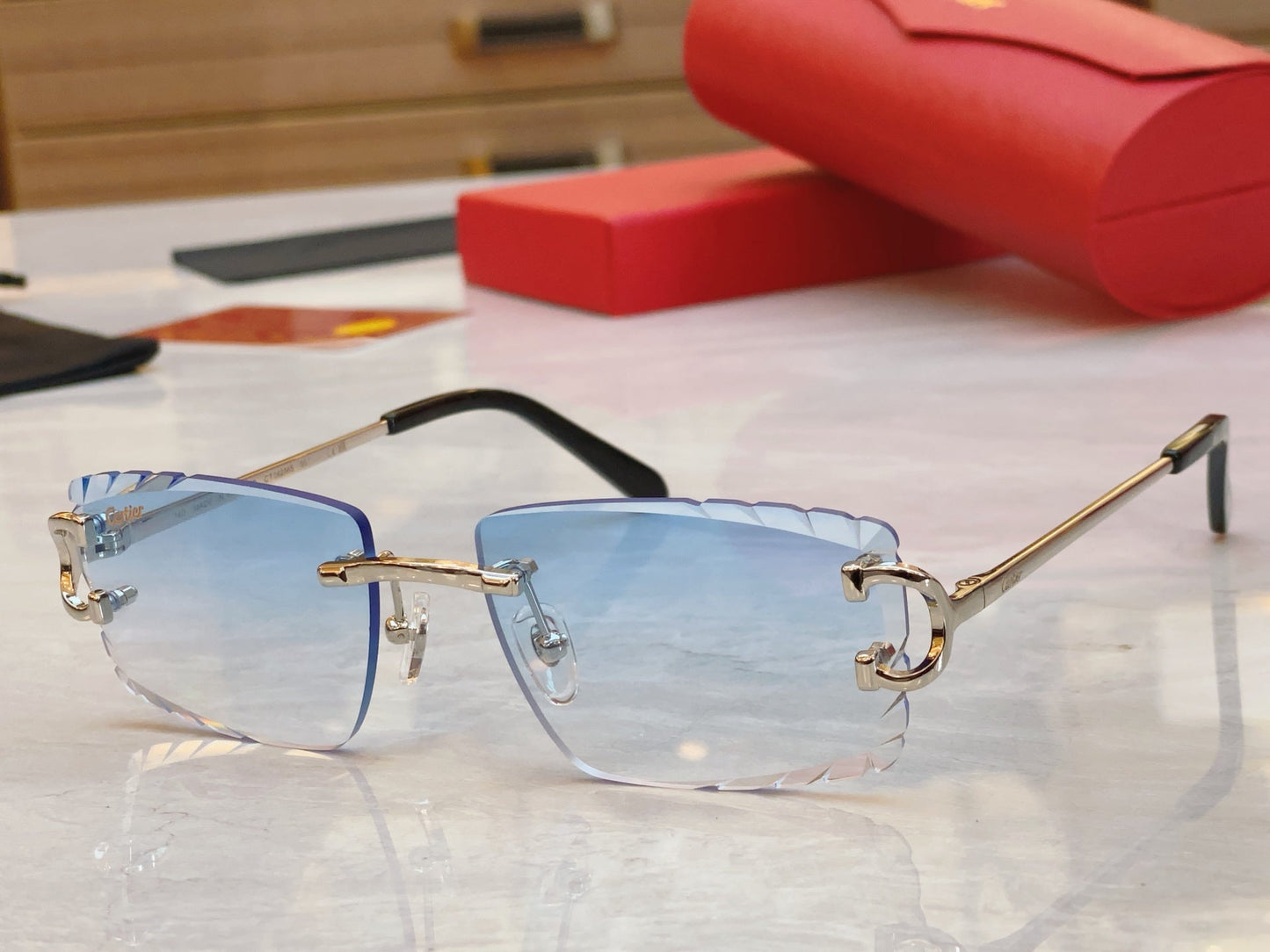 High end Precision cutting classic sunglasses without frames