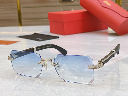 Unique precision cutting high-end sunglasses