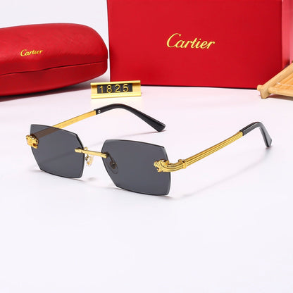 Leopard Head Metal Mirror Legs 5-Color Fashion Sunglasses 1825