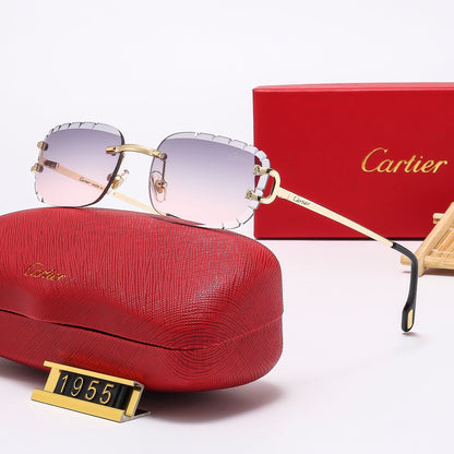 Diamond Cut on 7 Colors Fashion Sunglasses—1955