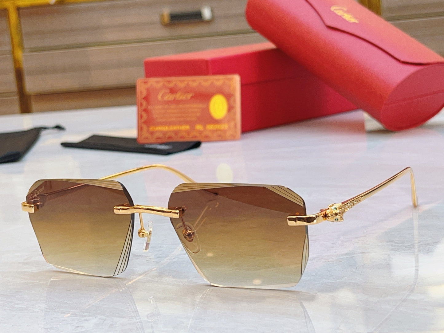 High end line cut sunglasses