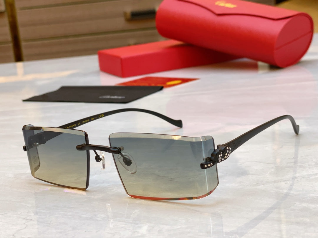 High end creative half pack lens sunglasses