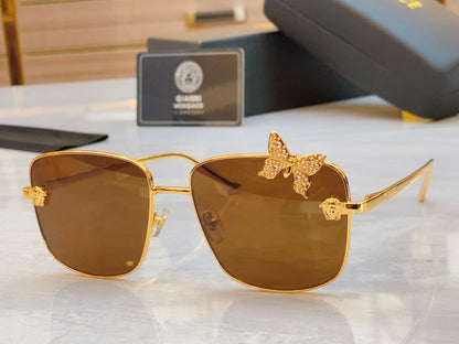 Creative butterfly decoration design for high-end sunglasses