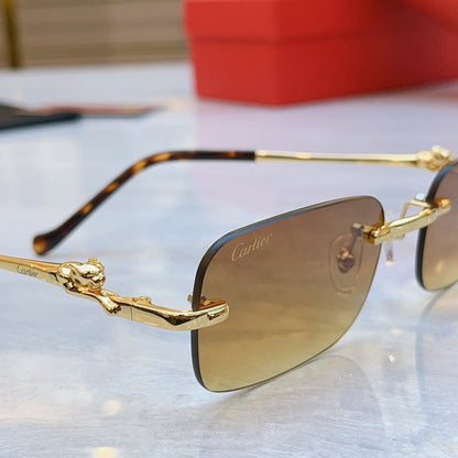 High end leopard classic sunglasses