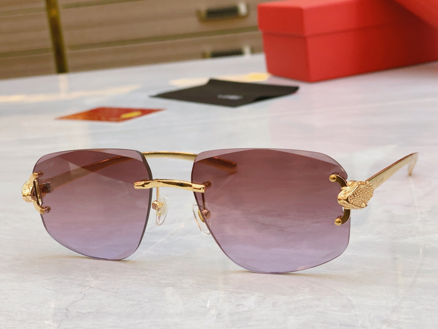 High end cutting creative carving sunglasses