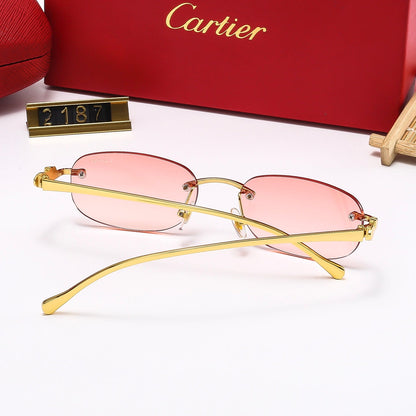 Fashion Oval Stylish Sunglasses 2187