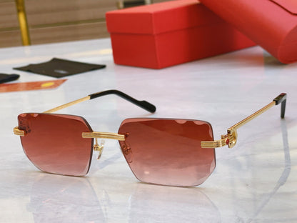 High end creative Precision cutting sunglasses