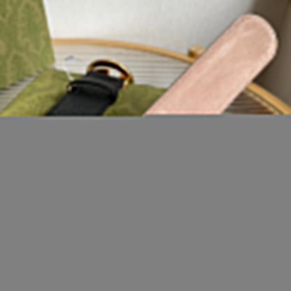 Calfskin embossed belt width 38mm