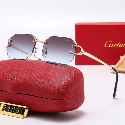 5 ColorsFashion Frameless Sunglasses2109