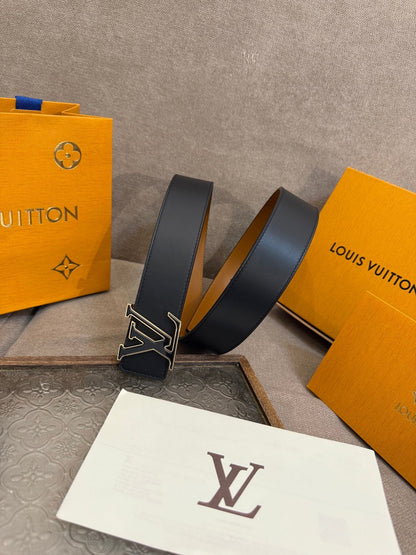 Double-sided cowhide leather belt 4cm