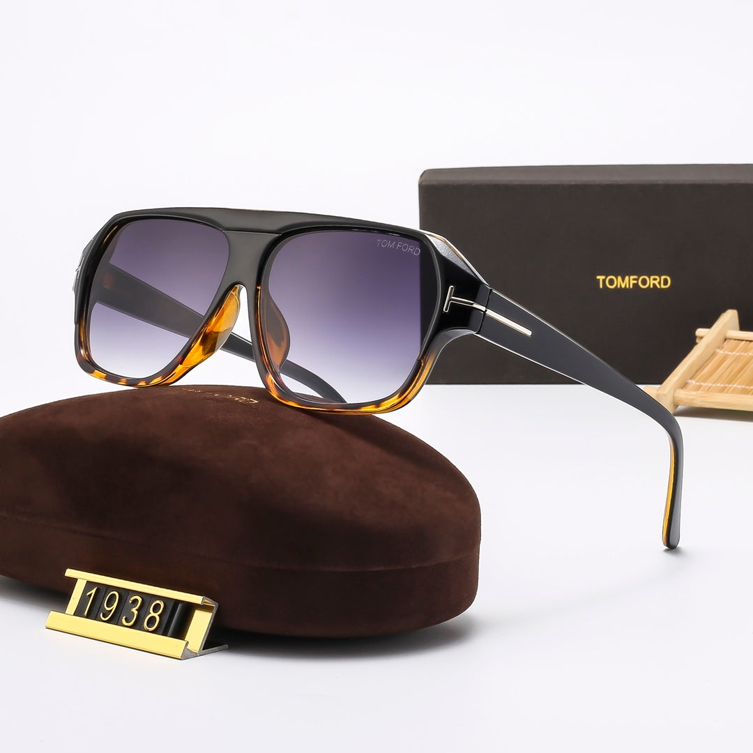 5 Colors Fashion Square-Framed Sunglasses—1938