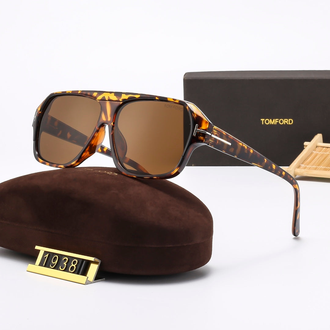 5 Colors Fashion Square-Framed Sunglasses—1938