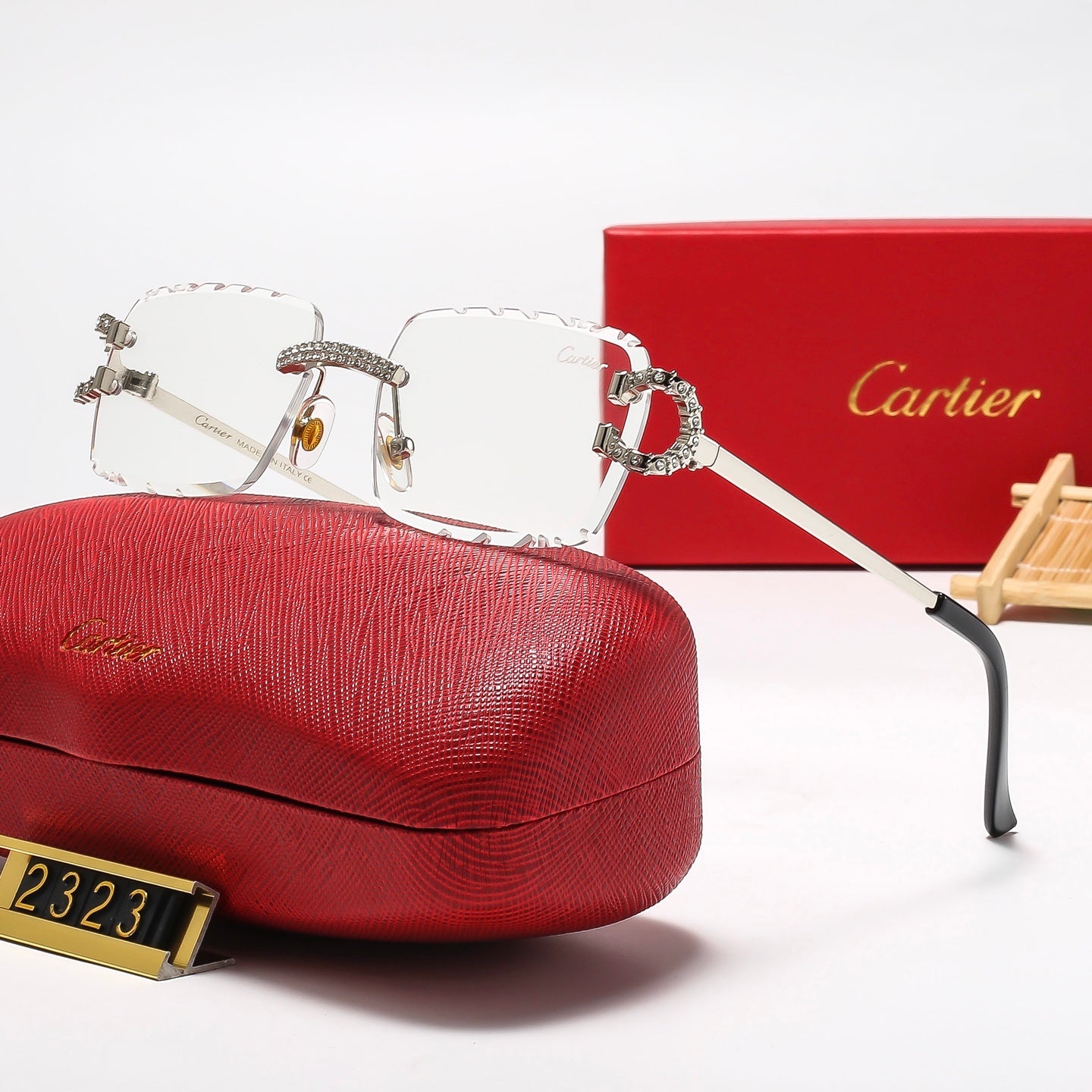 5 Colors Cool Fashion Diamond-cut Framed Sunglasses 2323