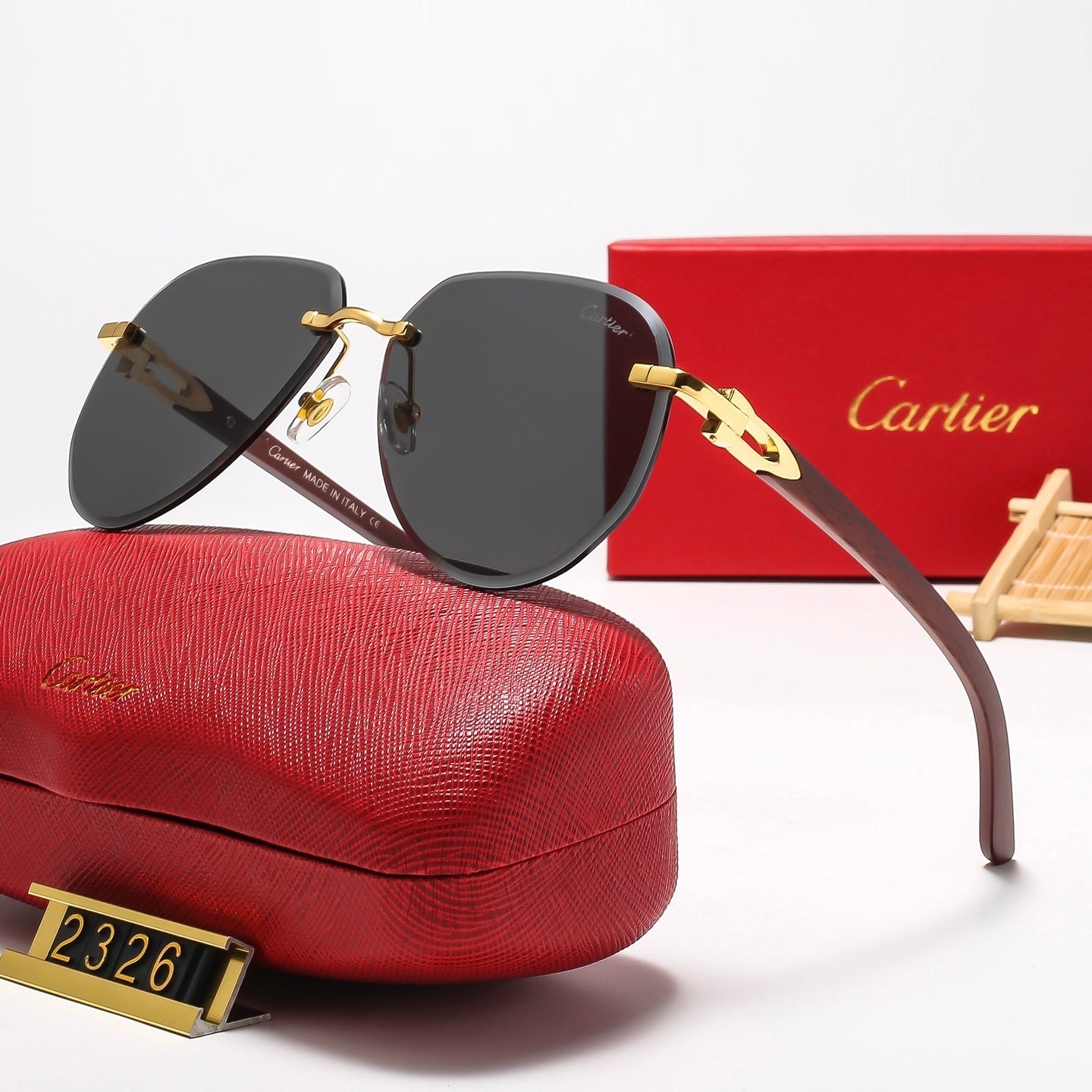 5 Colors Cool Fashion Oval Sunglasses 2326