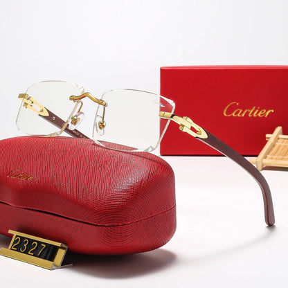 6 Colors Cool Fashion Diamond-patterned Square-framed Sunglasses 2327