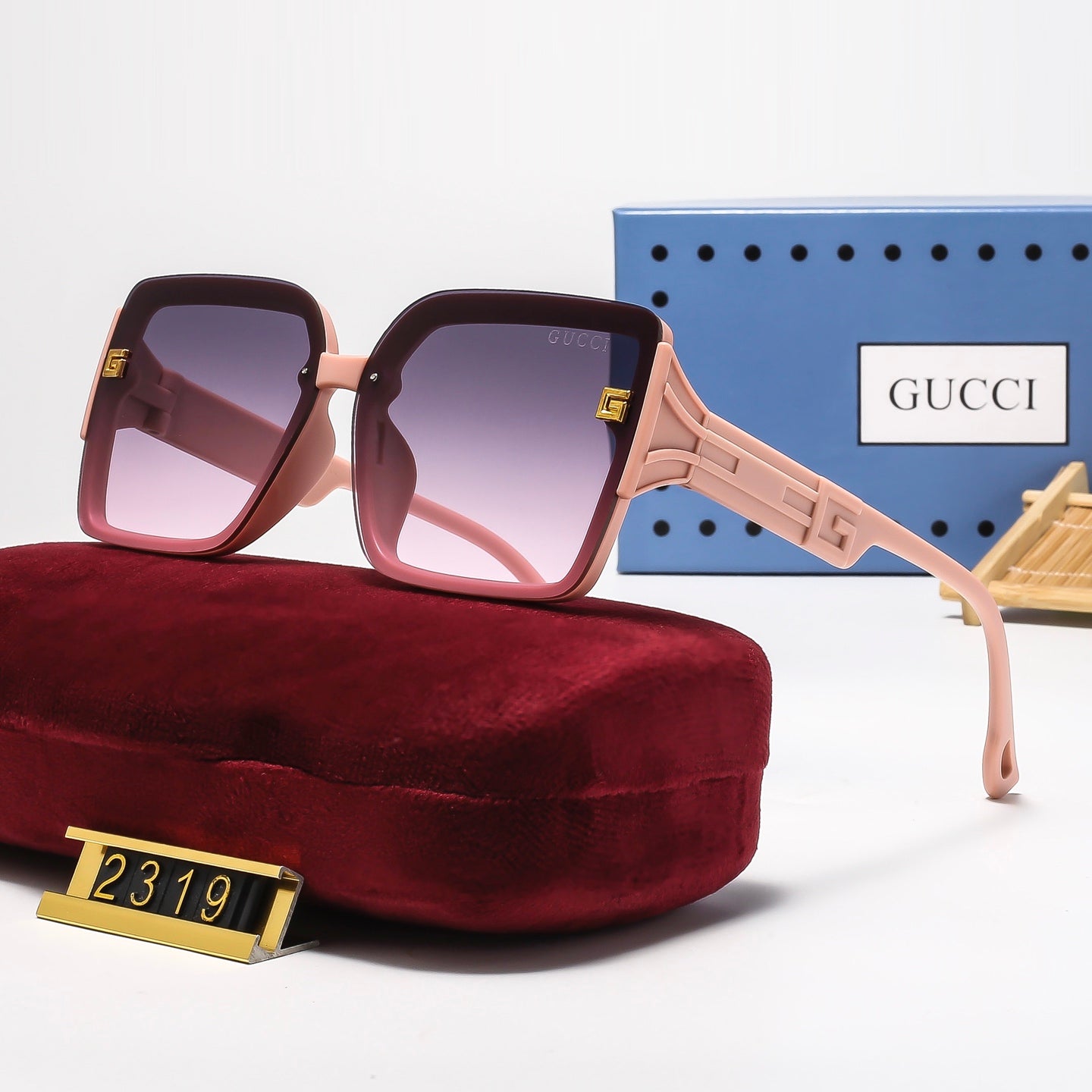 6 Colors Fashion Square-framed Sunglasses—2319