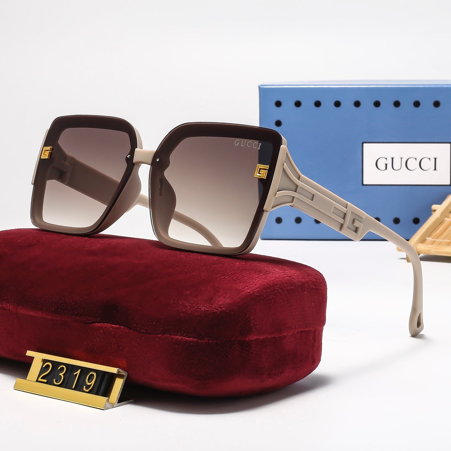 6 Colors Fashion Square-framed Sunglasses—2319