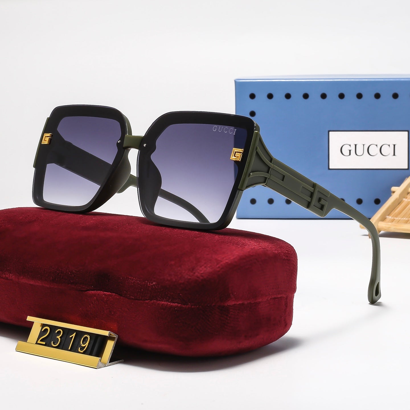 6 Colors Fashion Square-framed Sunglasses—2319