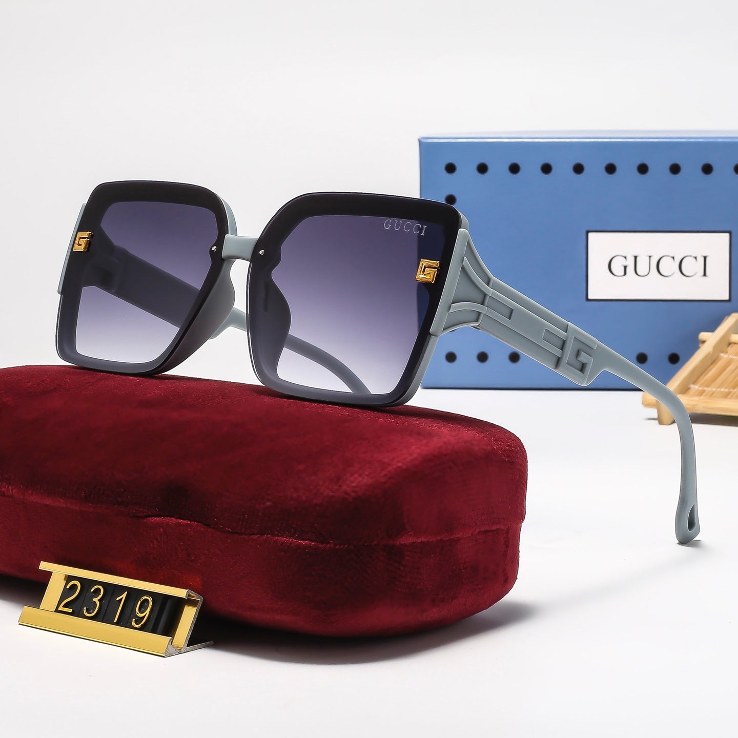 6 Colors Fashion Square-framed Sunglasses—2319