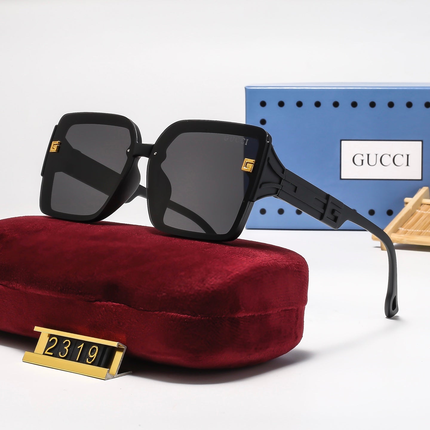 6 Colors Fashion Square-framed Sunglasses—2319