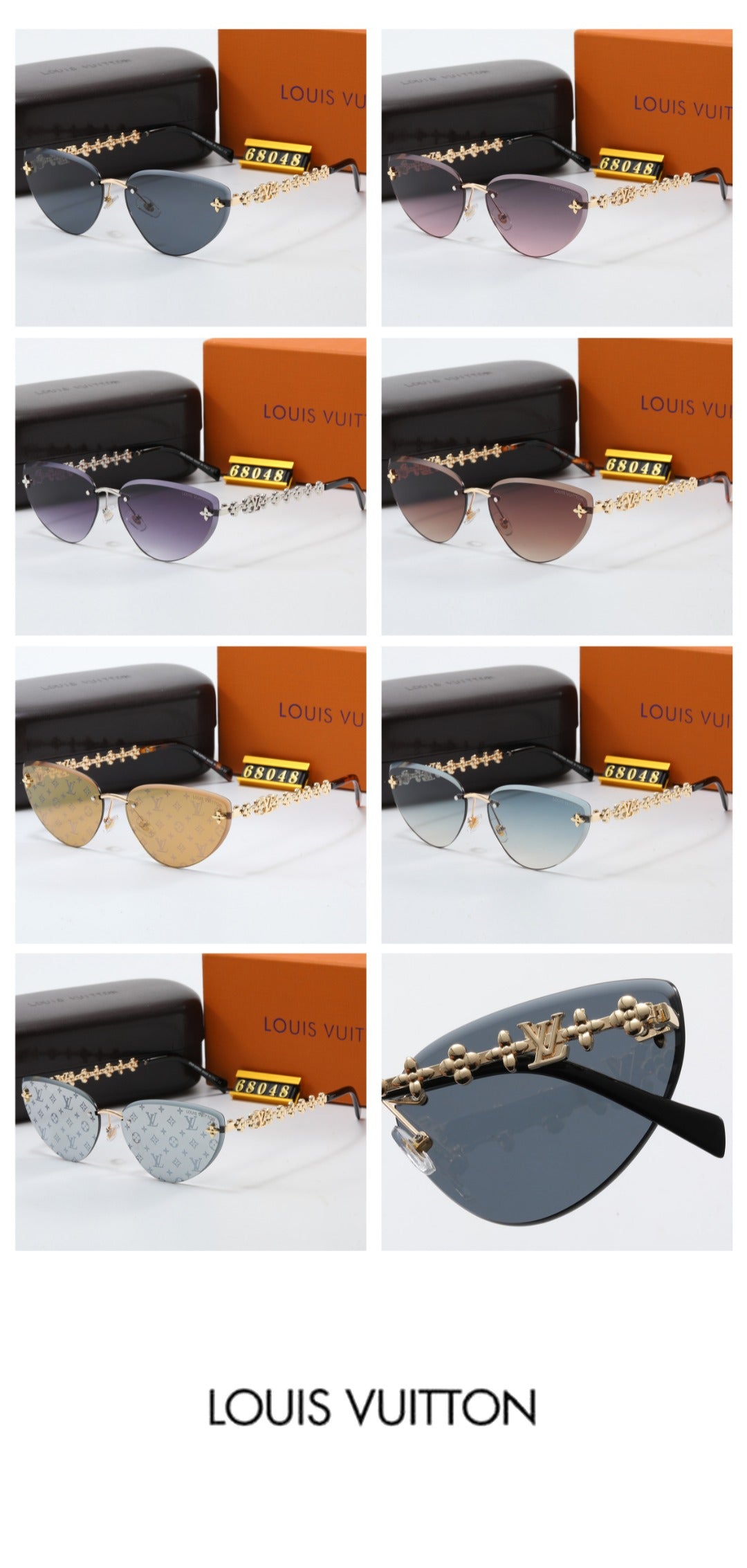 7 Colors Fashion Sunglasses—68048