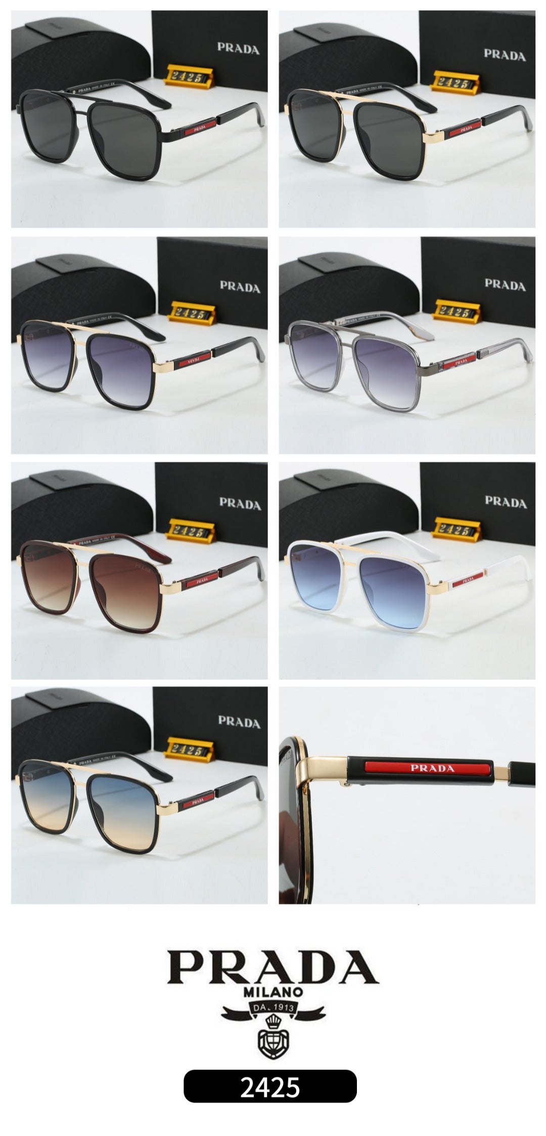 7 Colors Fashion Sunglasses—2425