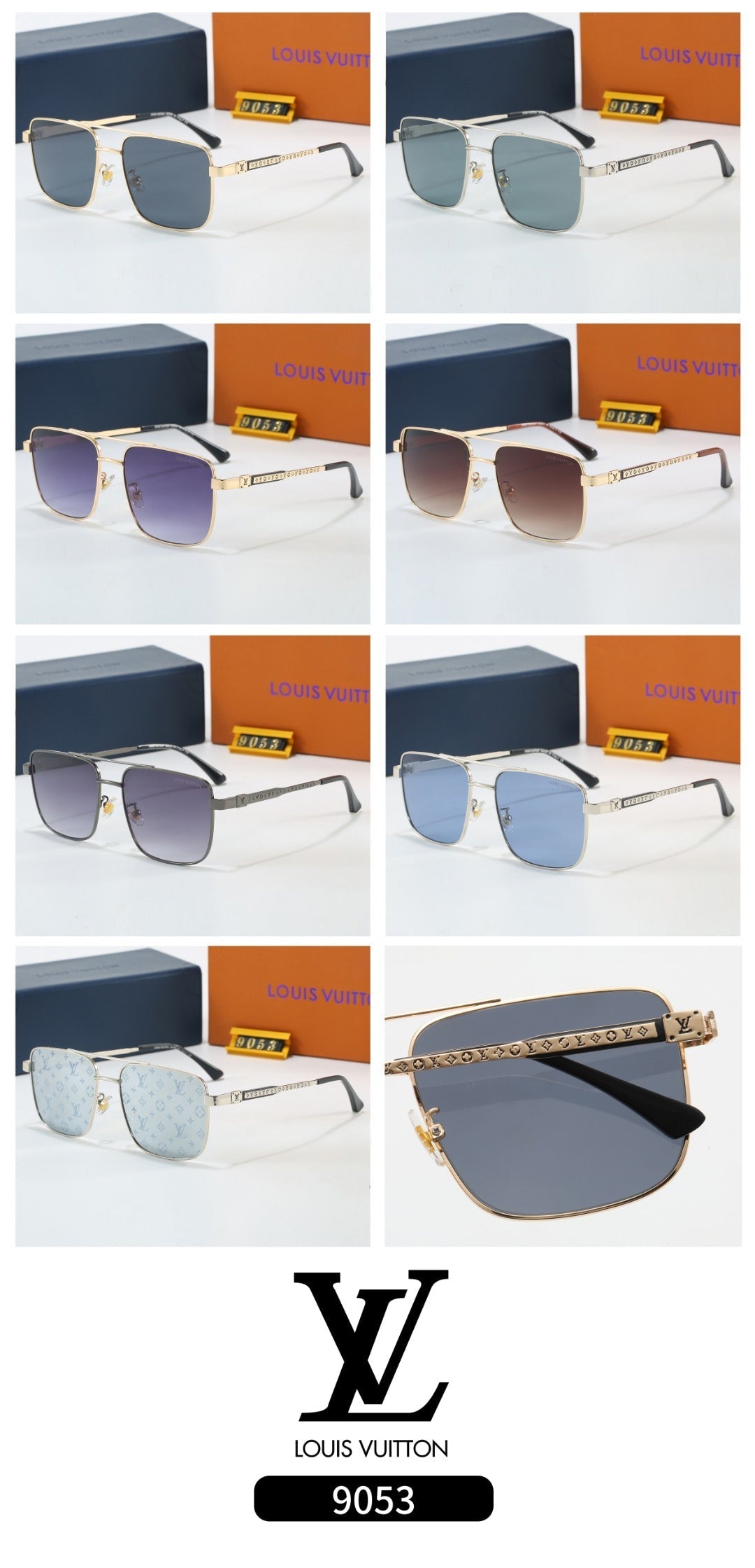 7 Colors Fashion Sunglasses—9053