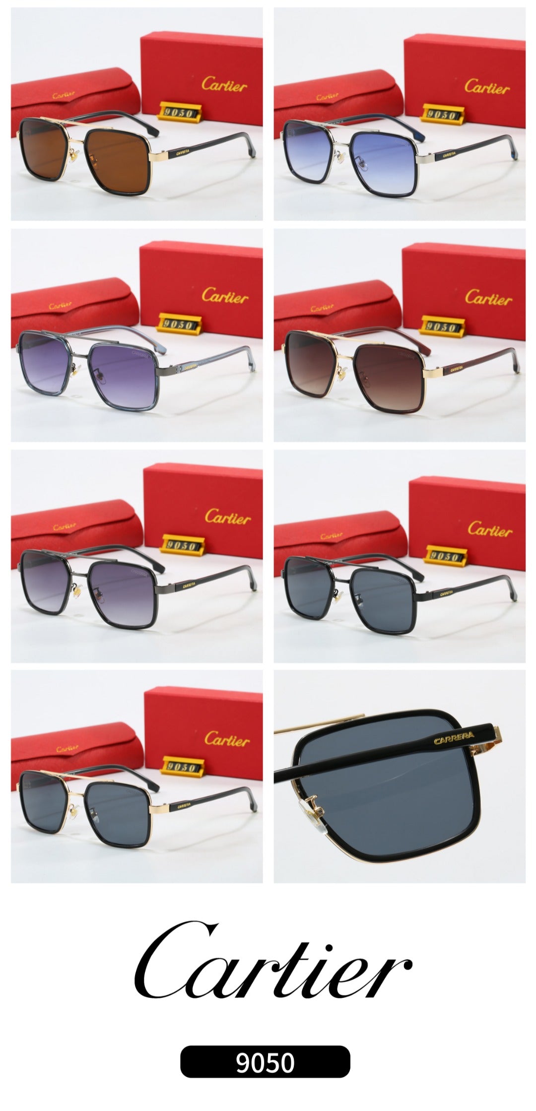 7 Colors Fashion Sunglasses—9050