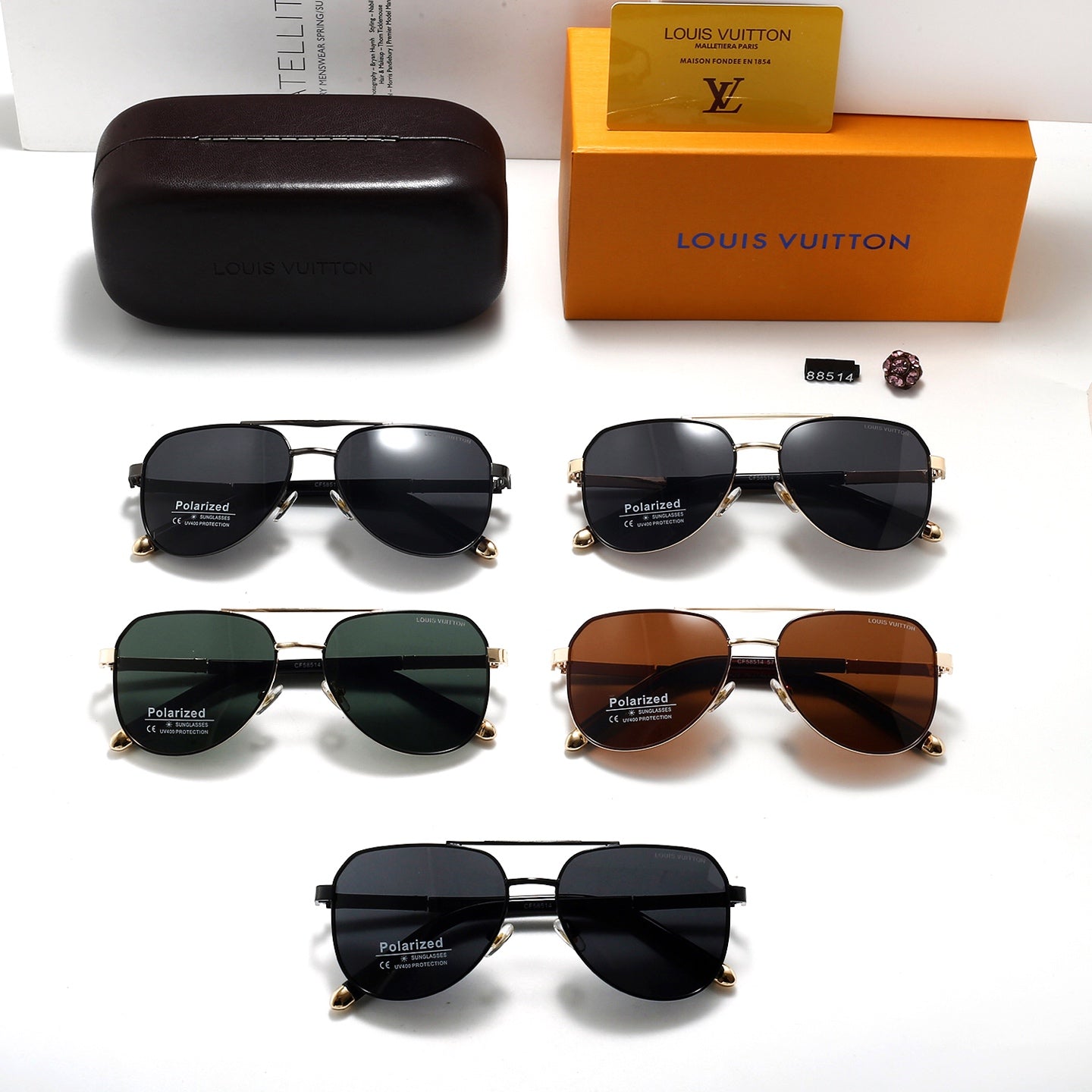 5 Colors Fashion Sunglasses—88514