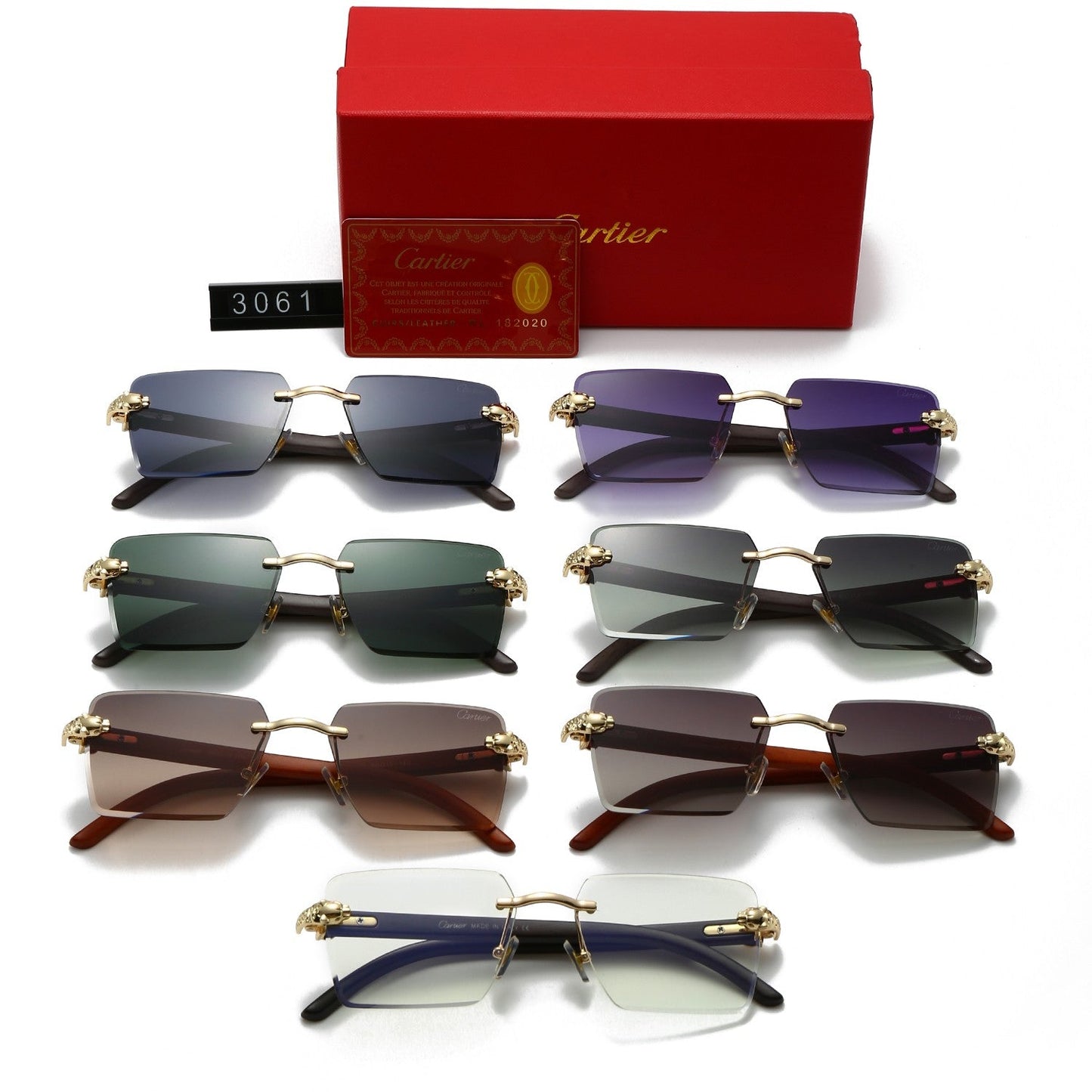 7 Colors Fashion Sunglasses—3061