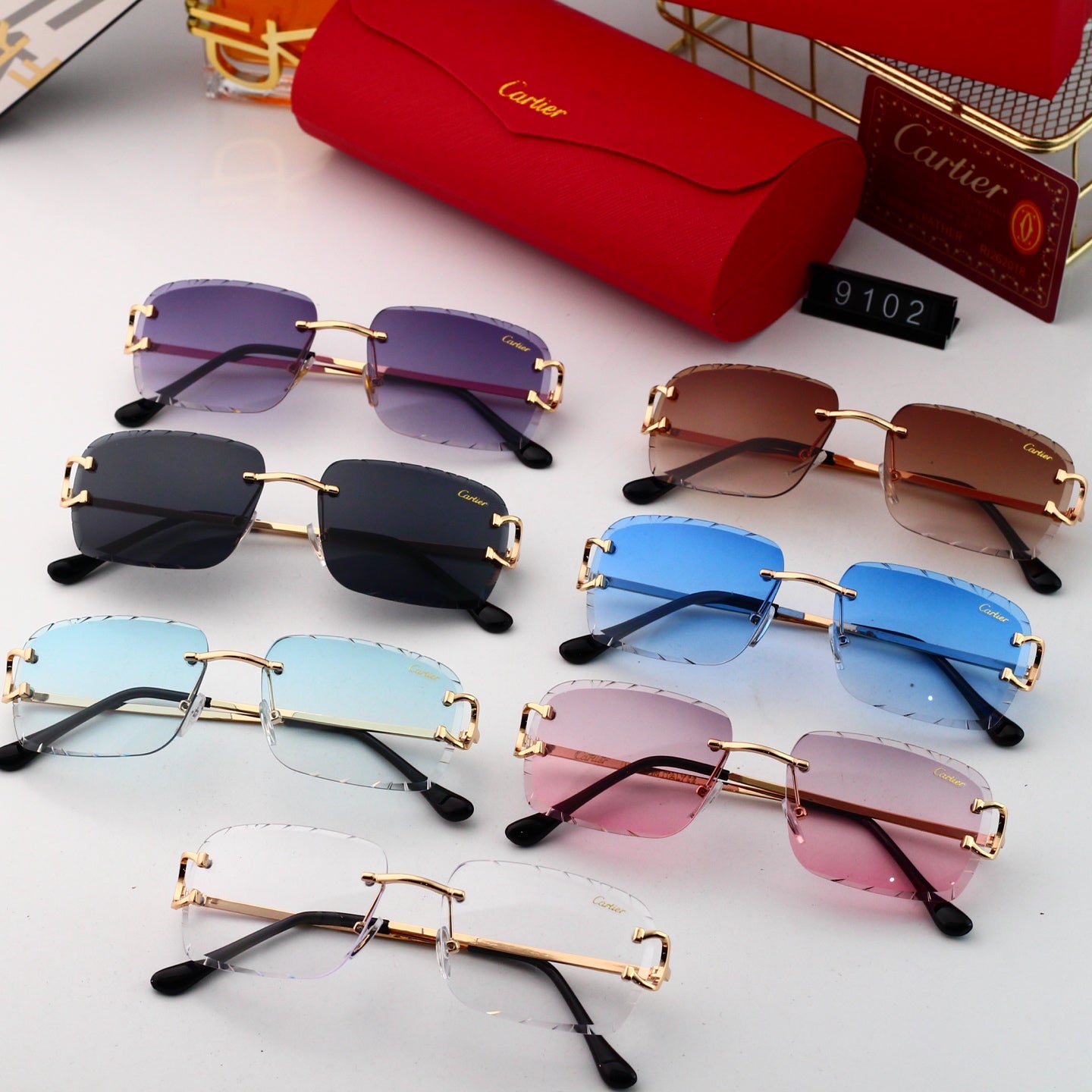 7 Colors Fashion Sunglasses—9102